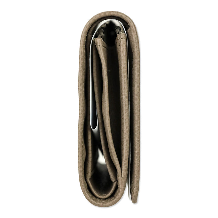Longchamp Le Foulonné Cartera Turtledove Compact Wallet
