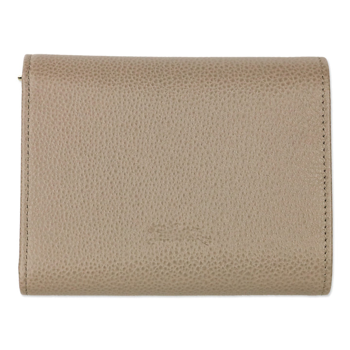 Longchamp Le Foulonné Cartera Turtledove Compact Wallet