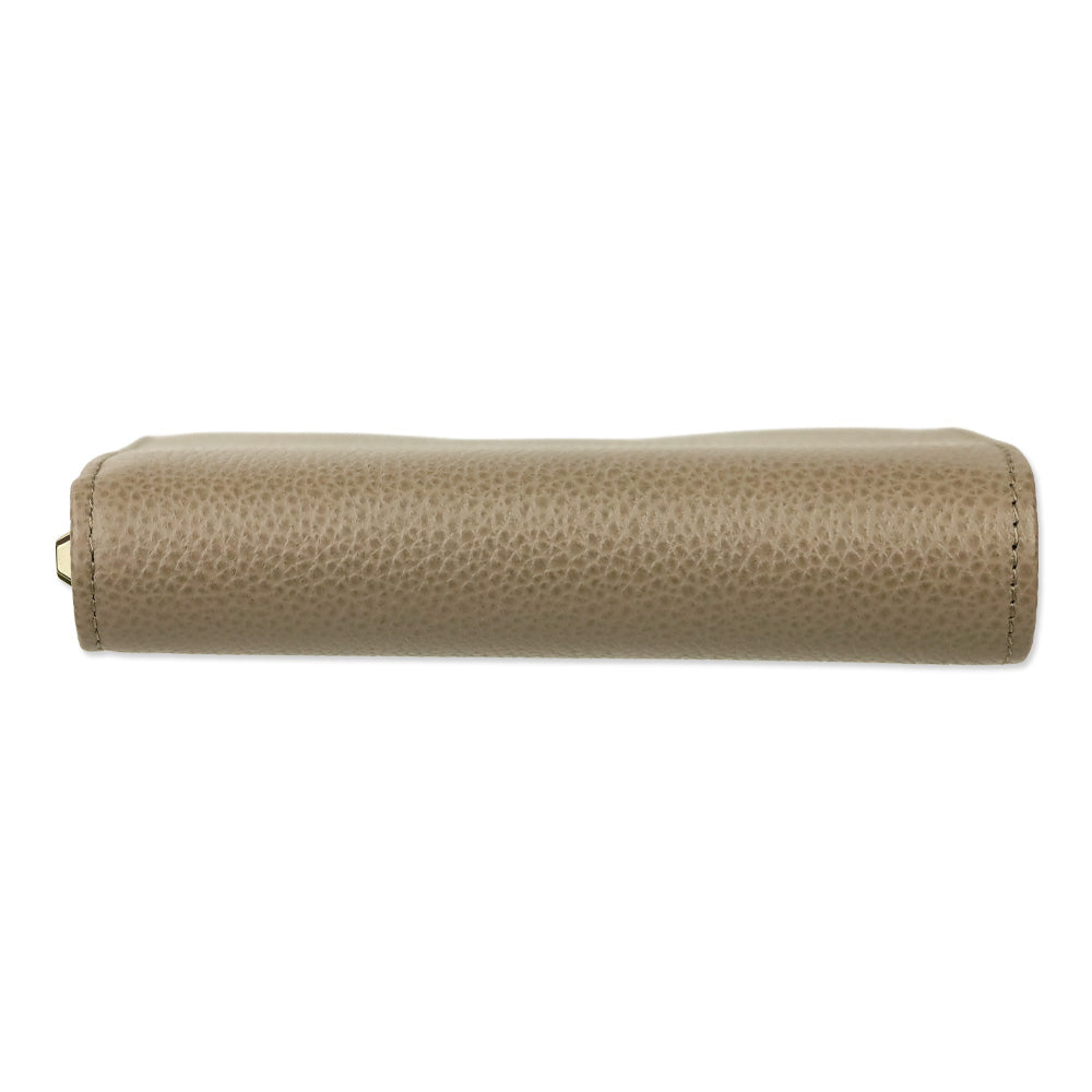 Longchamp Le Foulonné Cartera Turtledove Compact Wallet