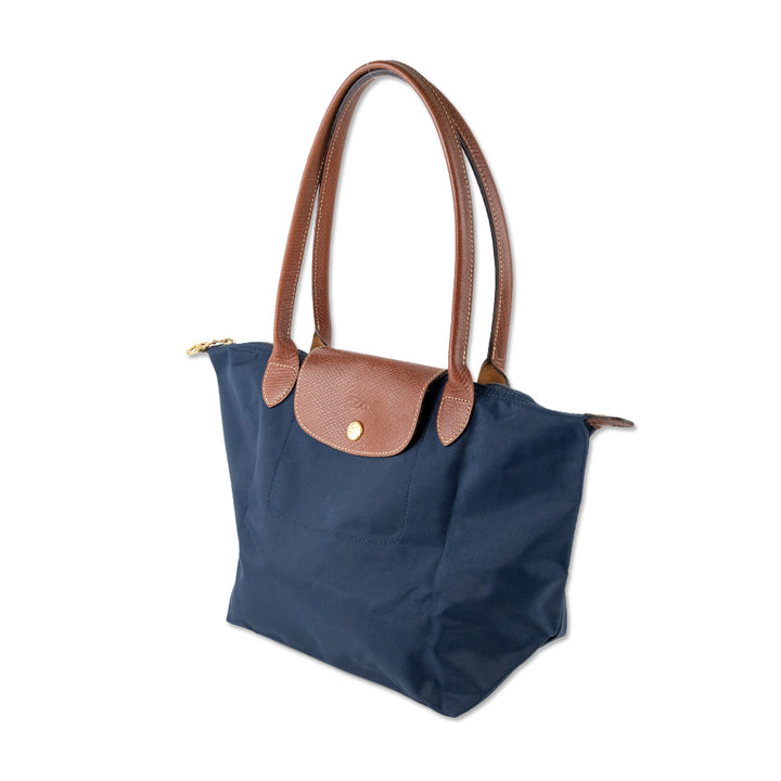 Longchamp Navy Nylon Small Le Pliage Tote