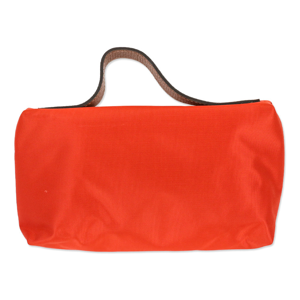 Longchamp Orange Nylon Zipper Pouch
