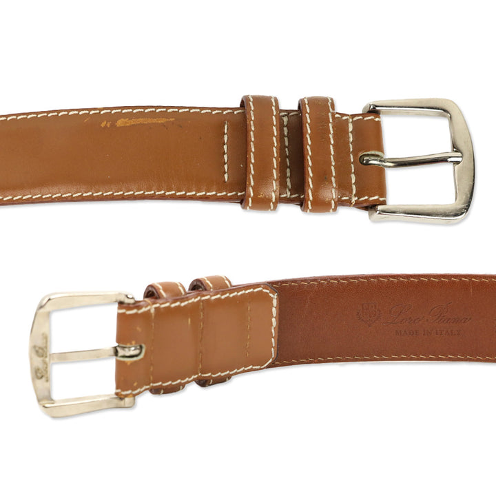 Loro Piana Brown Leather Belt