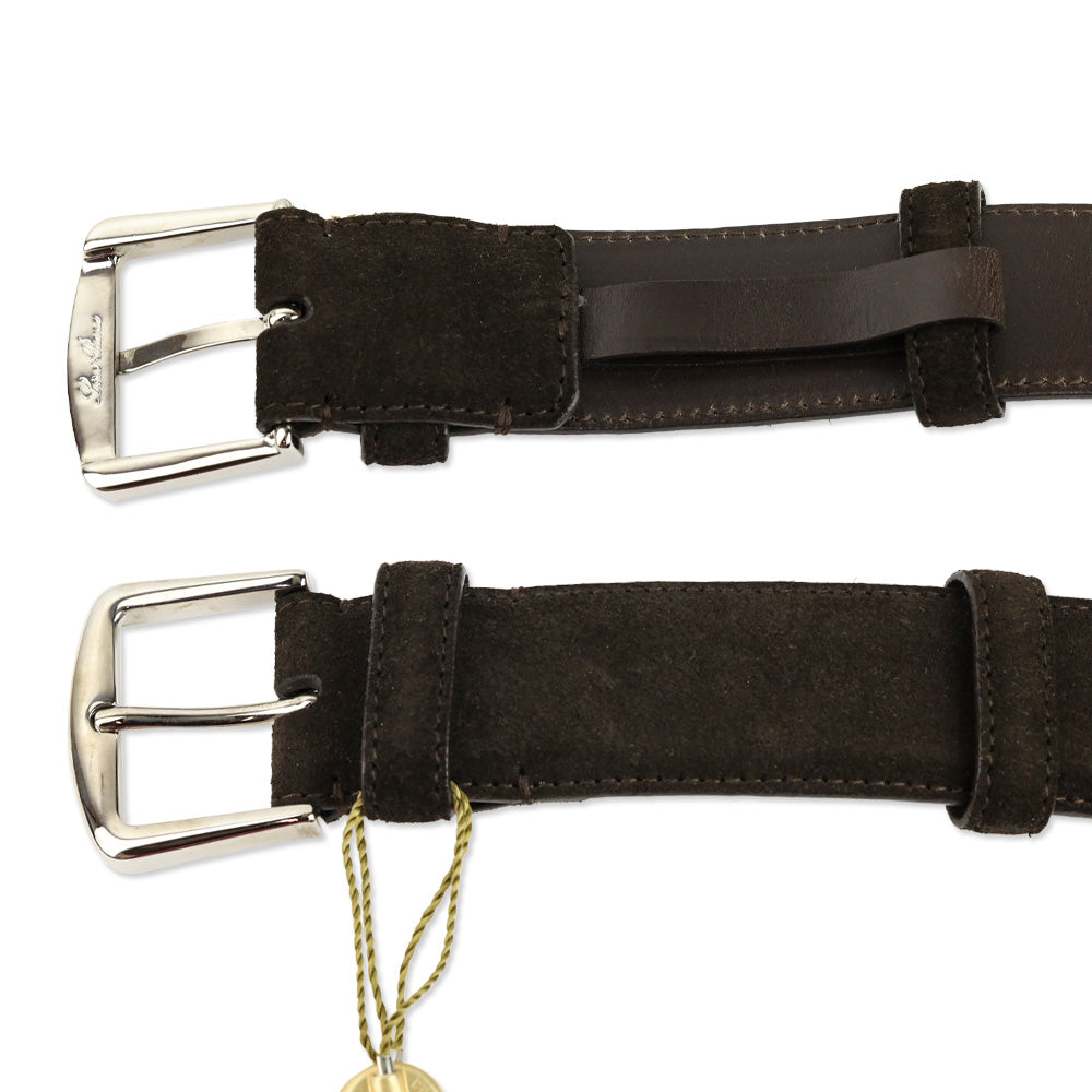 Loro Piana Brown Suede Belt
