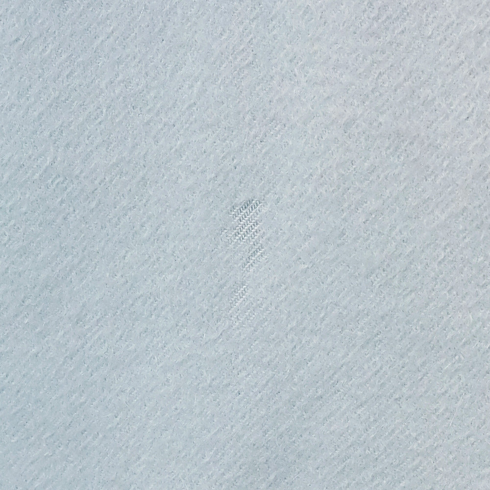 Loro Piana Light Blue Cashmere Fringe Scarf