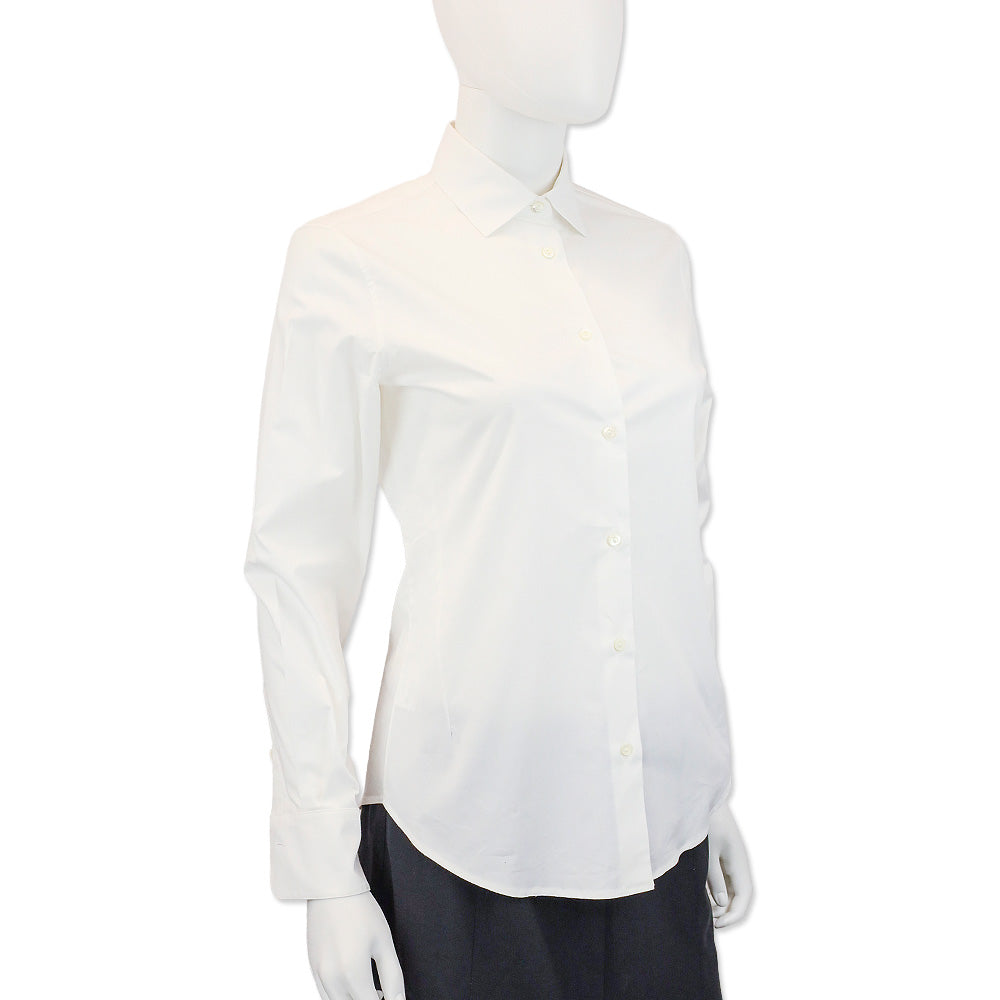 Loro Piana White Button Up Shirt