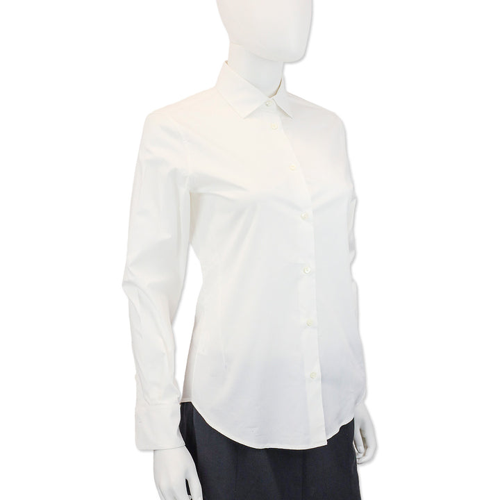 Loro Piana White Button Up Shirt