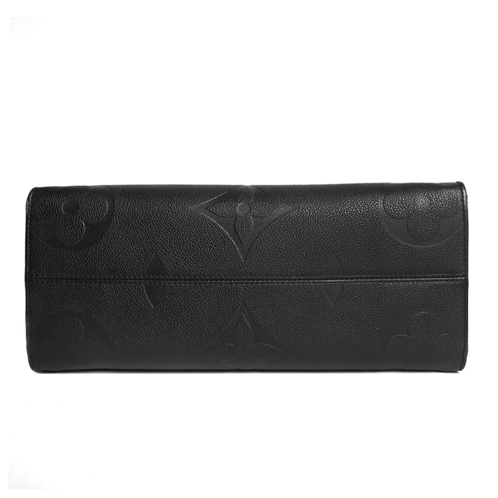 Louis Vuitton Black Giant Monogram Empreinte OnTheGo MM Tote Bag
