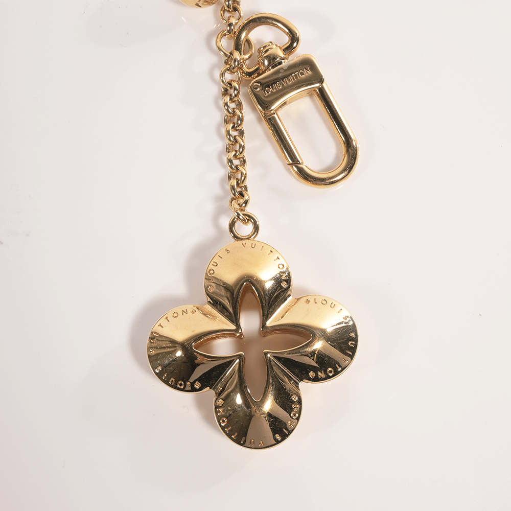 Louis Vuitton Gold Eclipse Key Chain Bag Charm