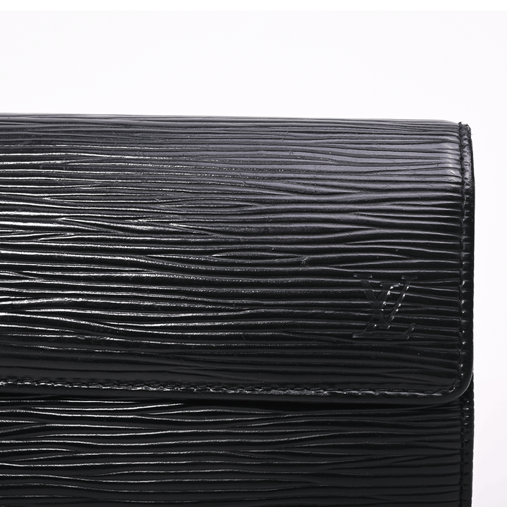Louis Vuitton Vintage Black Epi Leather Sarah Wallet