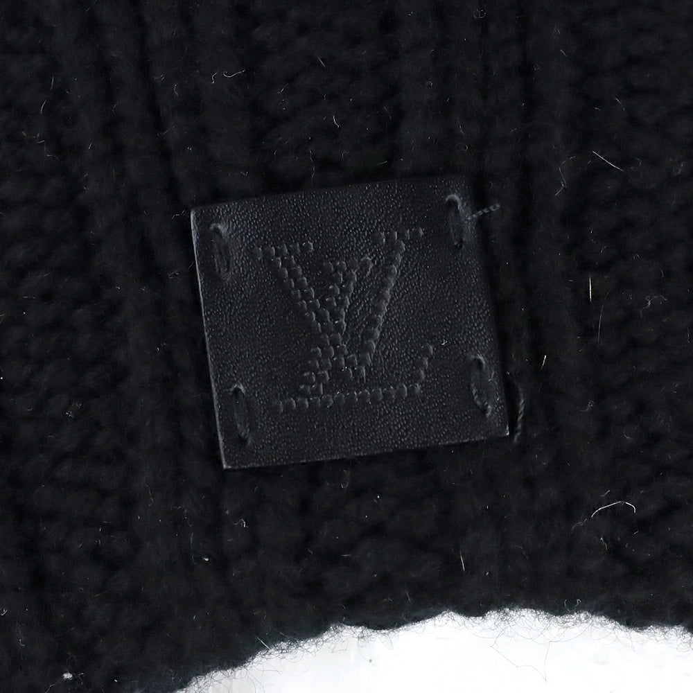 Louis Vuitton Black Cashmere Damier Helsinki Beanie