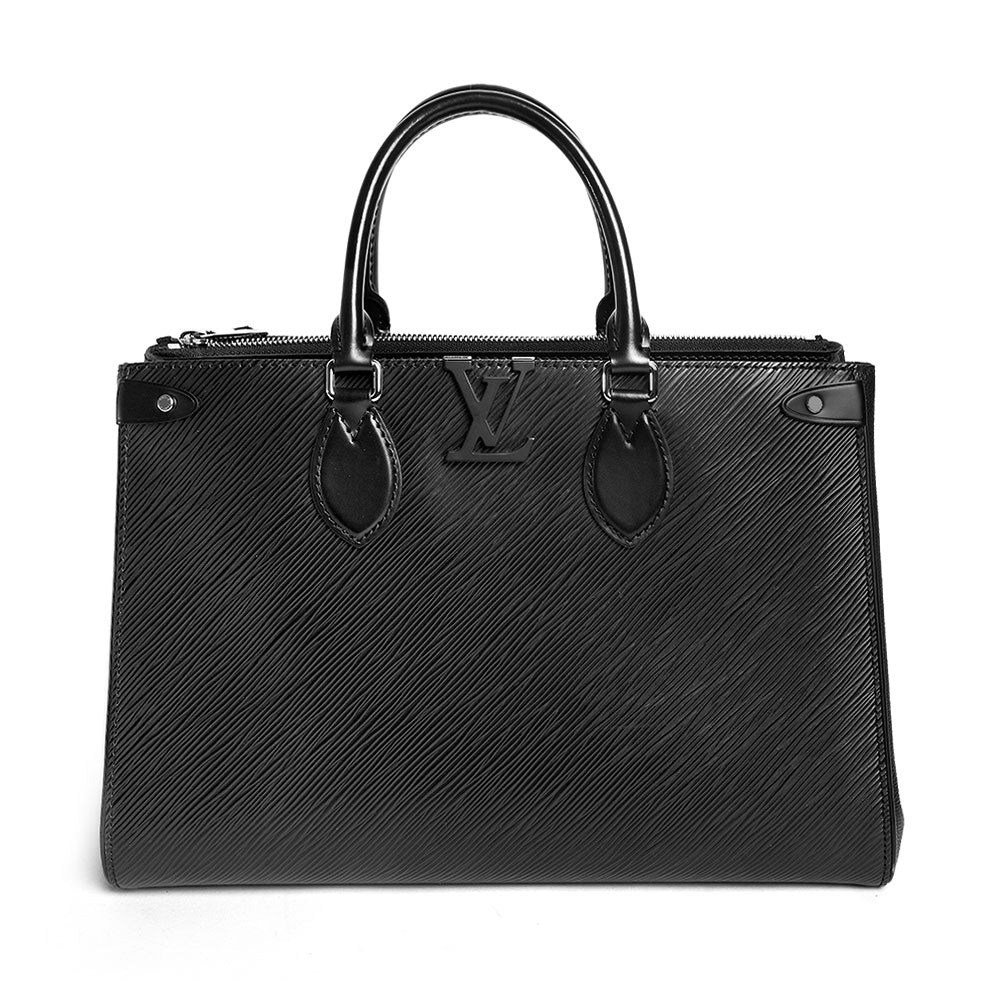 Louis Vuitton Black Epi Grenelle MM Tote Bag