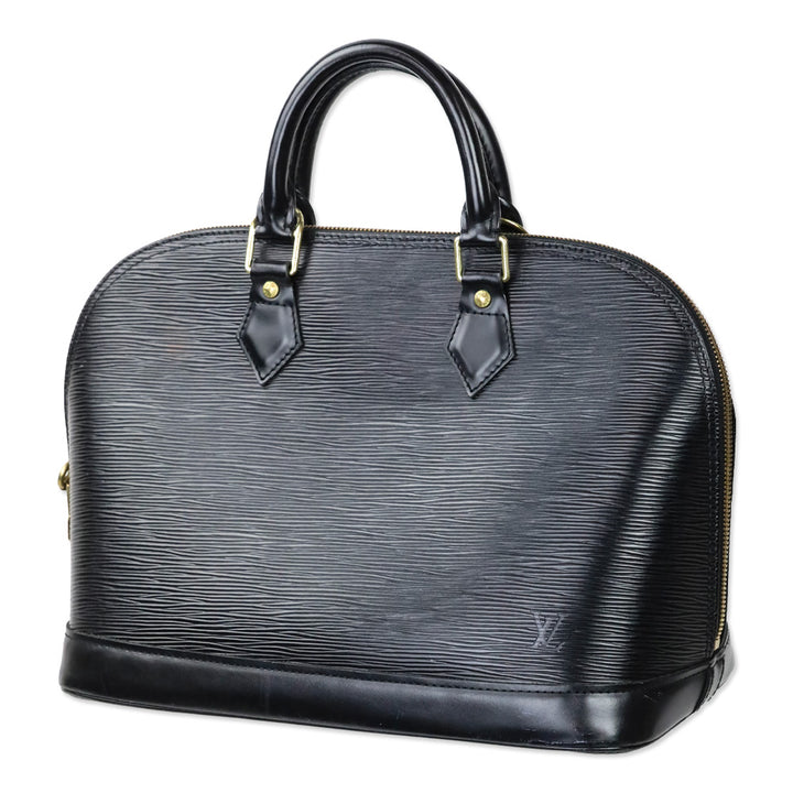 Louis Vuitton Black Epi Leather Alma PM Handbag