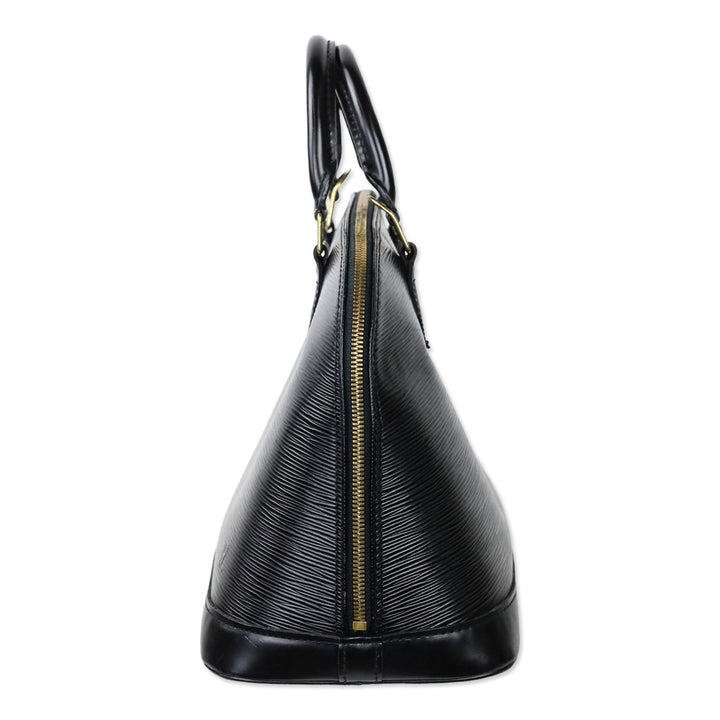 Louis Vuitton Black Epi Leather Alma PM Handbag