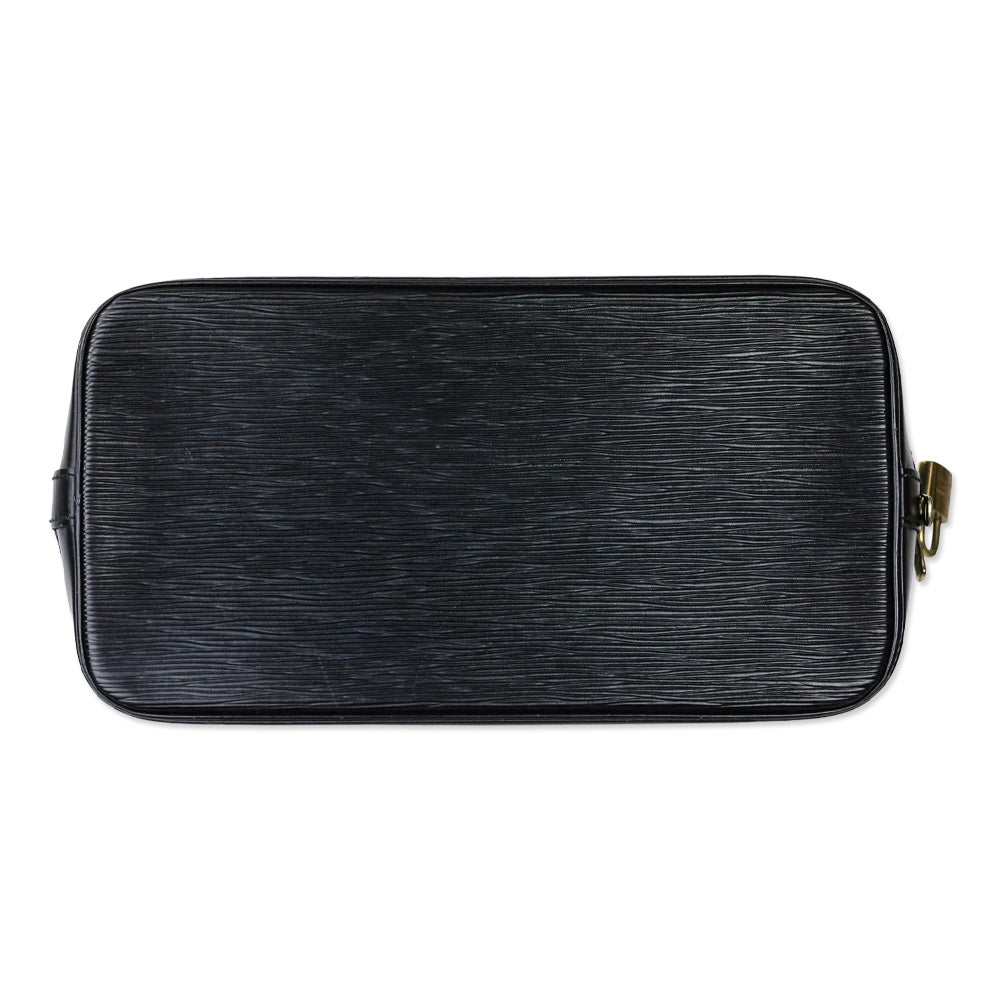 Louis Vuitton Black Epi Leather Alma PM Handbag