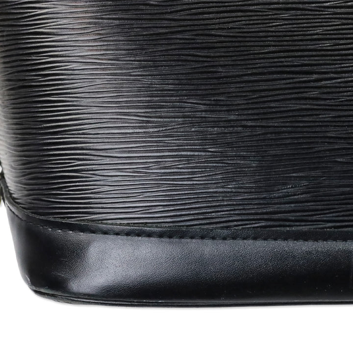 Louis Vuitton Black Epi Leather Alma PM Handbag