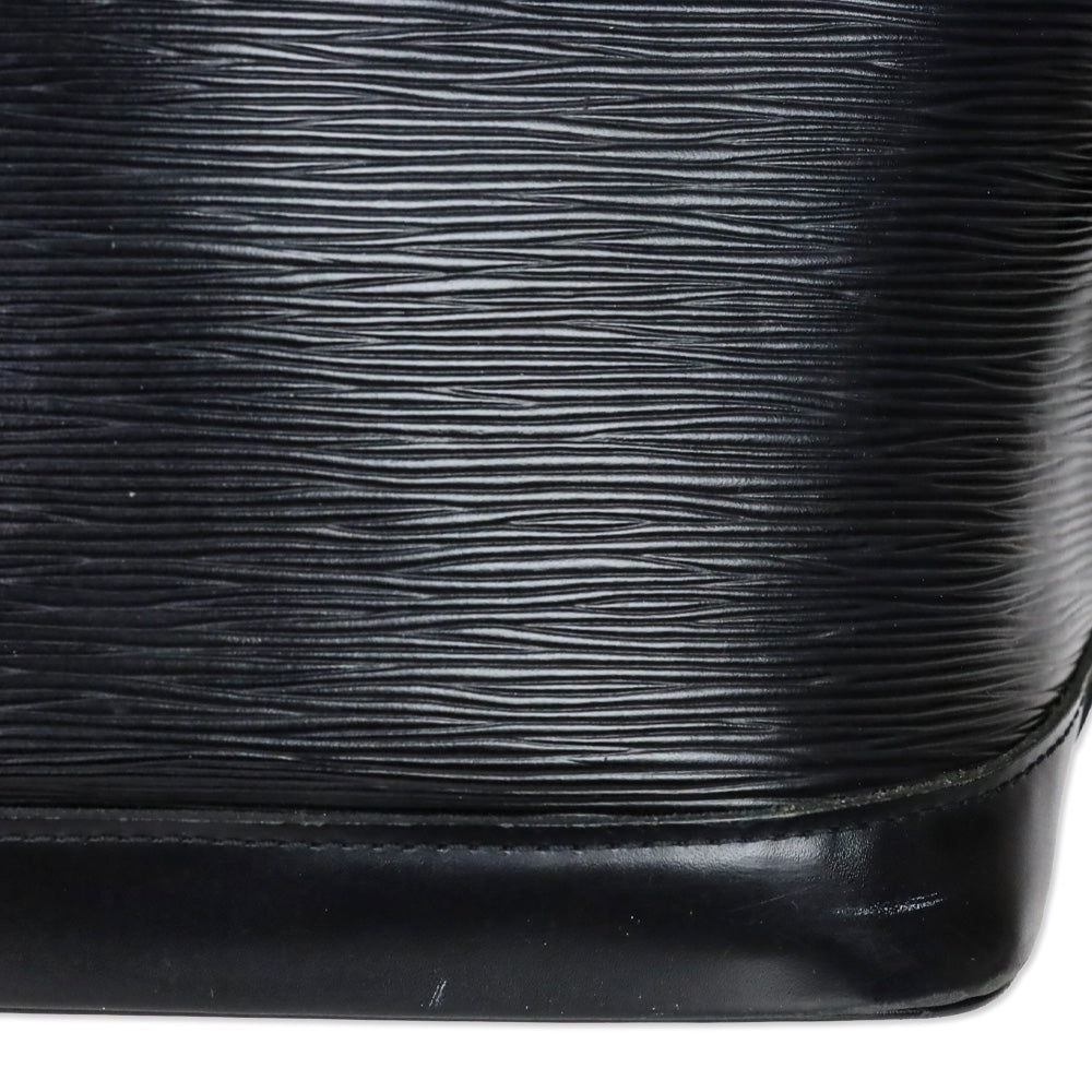 Louis Vuitton Black Epi Leather Alma PM Handbag