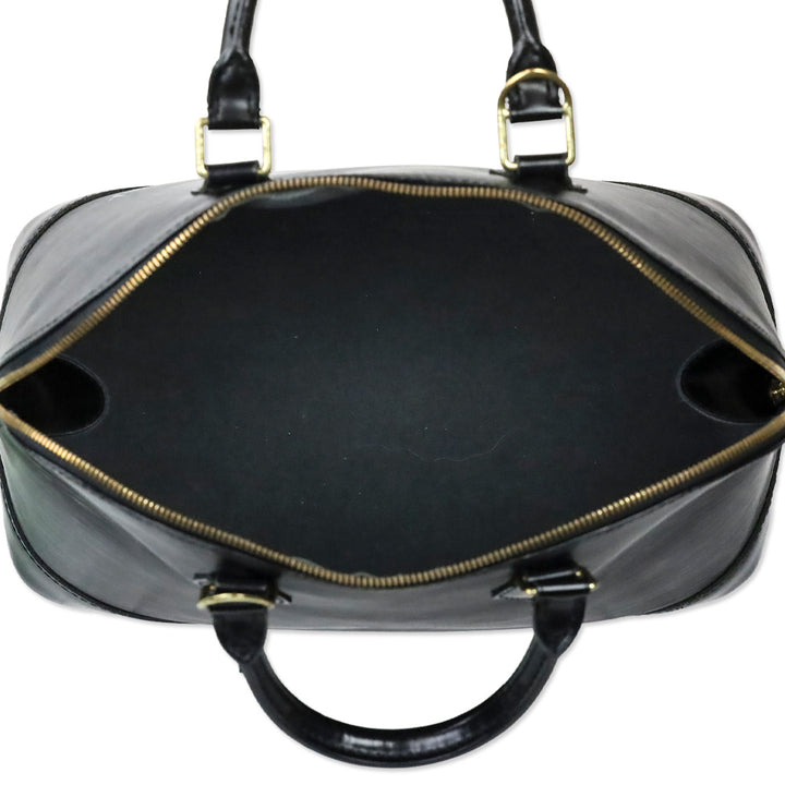 Louis Vuitton Black Epi Leather Alma PM Handbag