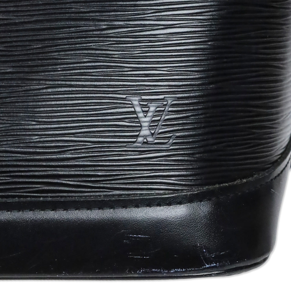 Louis Vuitton Black Epi Leather Alma PM Handbag