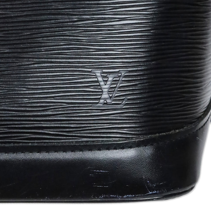 Louis Vuitton Black Epi Leather Alma PM Handbag
