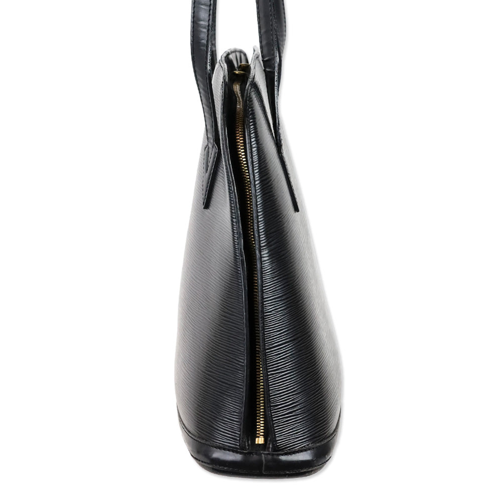 Louis Vuitton Black Epi Leather Lussac Bag