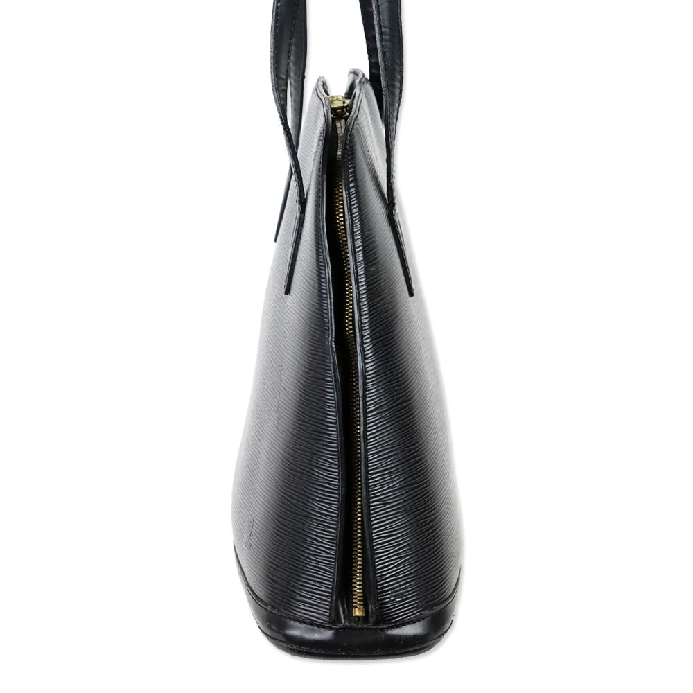Louis Vuitton Black Epi Leather Lussac Bag