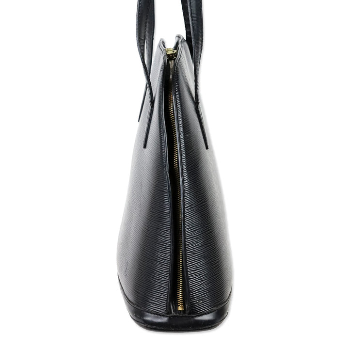 Louis Vuitton Black Epi Leather Lussac Bag