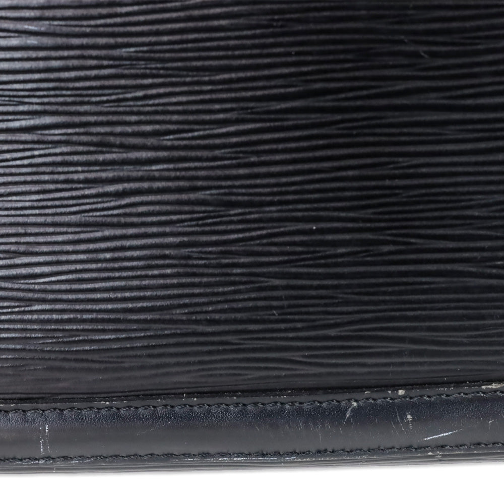 Louis Vuitton Black Epi Leather Lussac Bag