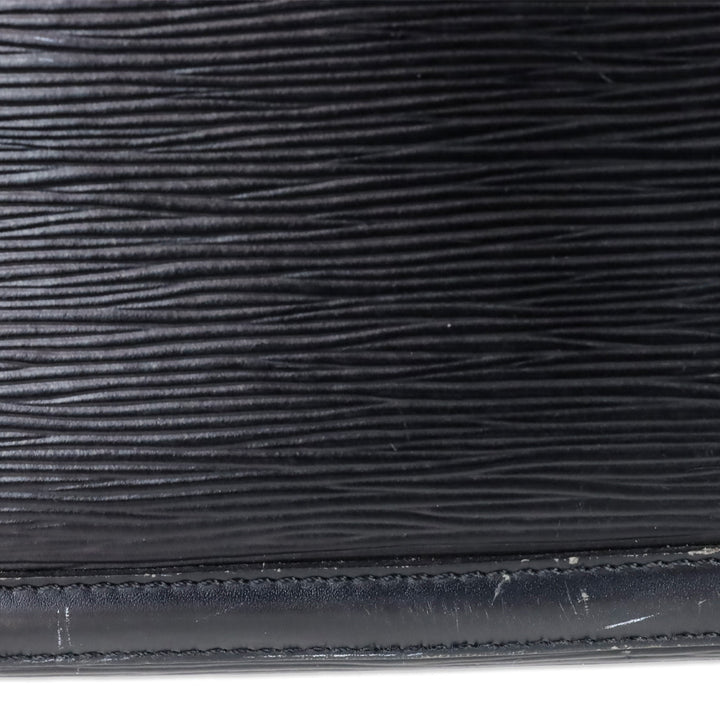 Louis Vuitton Black Epi Leather Lussac Bag