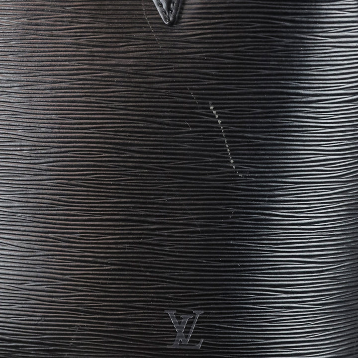 Louis Vuitton Black Epi Leather Lussac Bag