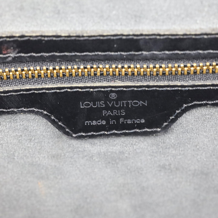 Louis Vuitton Black Epi Leather Lussac Bag