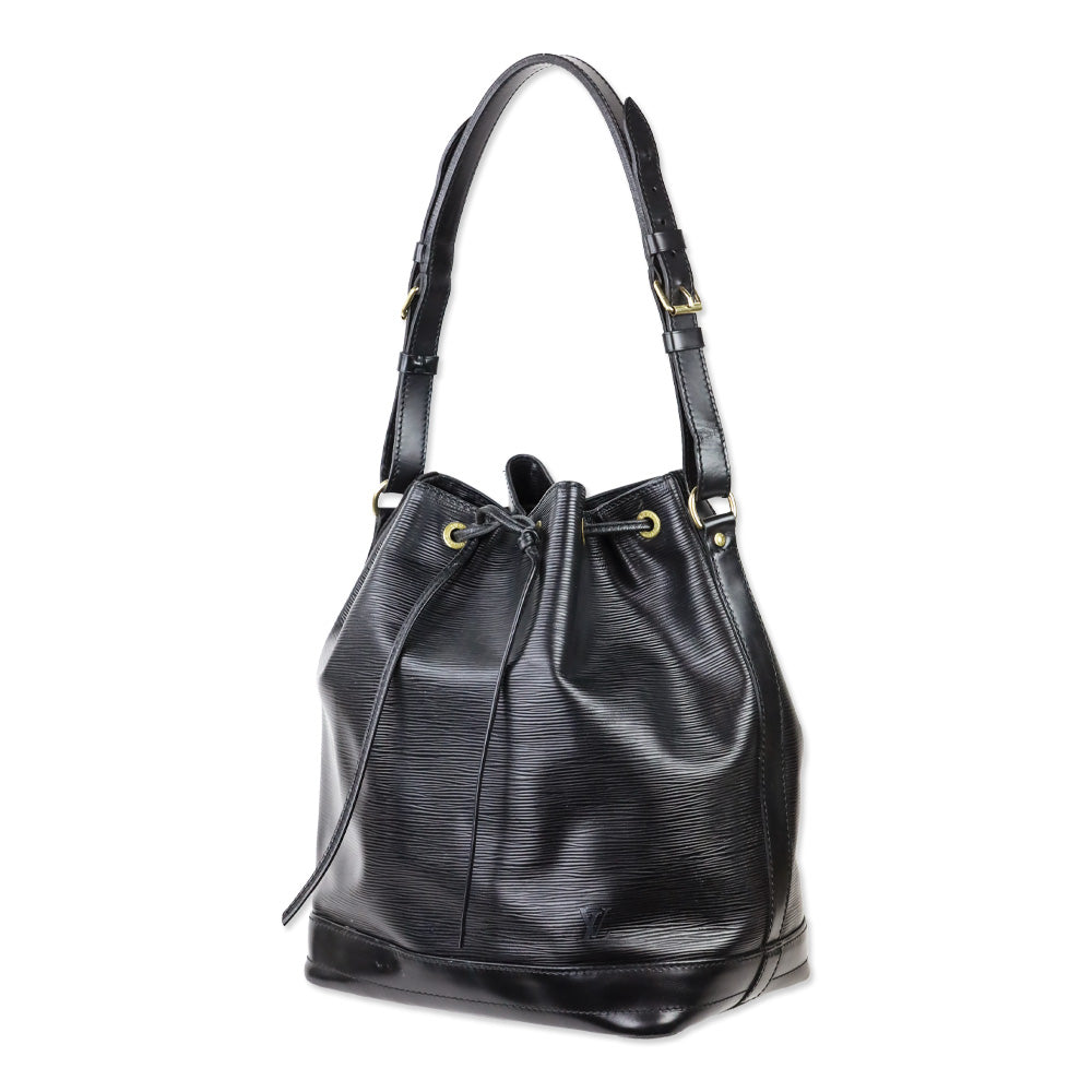 Louis Vuitton Black Epi Leather Noé MM