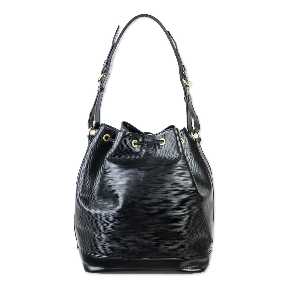 Louis Vuitton Black Epi Leather Noé MM