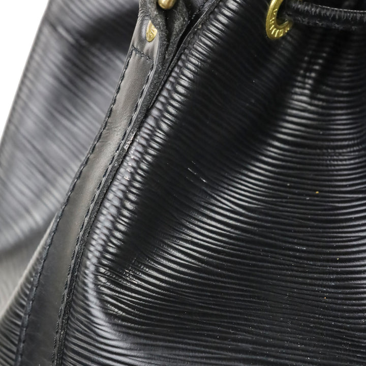 Louis Vuitton Black Epi Leather Noé MM