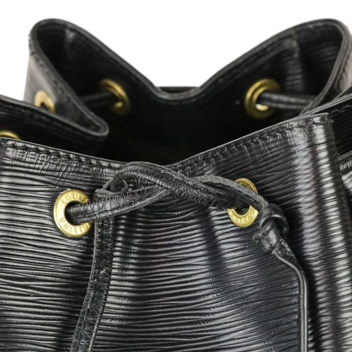 Louis Vuitton Black Epi Leather Noé MM