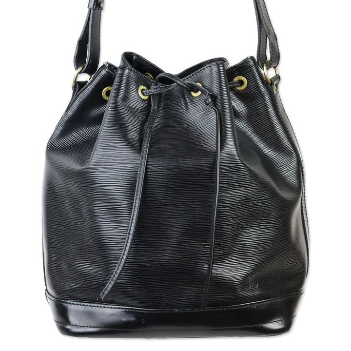 Louis Vuitton Black Epi Leather Noé MM