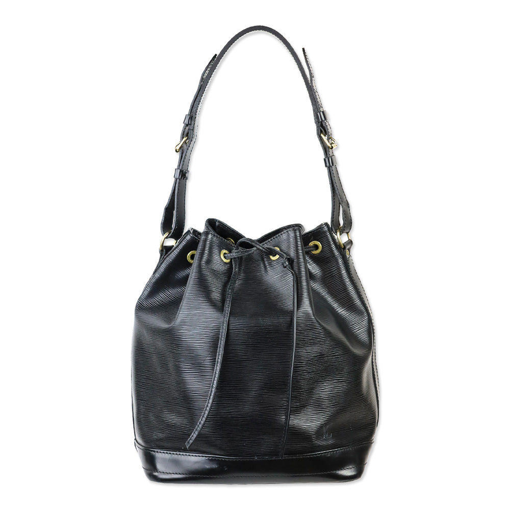 Louis Vuitton Black Epi Leather Noé MM