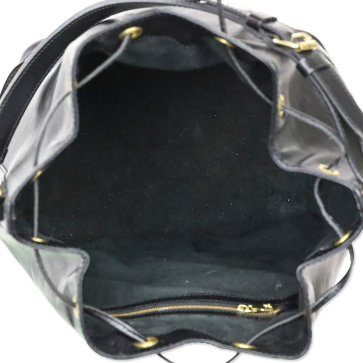 Louis Vuitton Black Epi Leather Noé MM