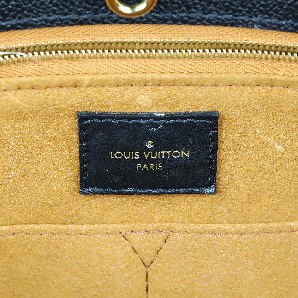 Louis Vuitton Black Monogram Empreinte Leather OnTheGo GM Tote