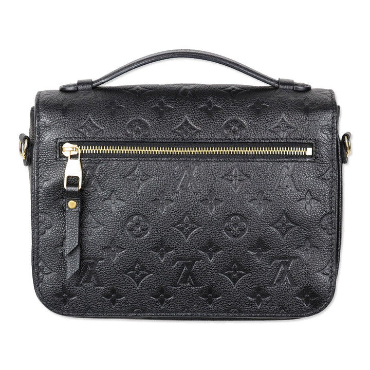 Louis Vuitton Black Monogram Empreinte Leather Pochette Métis Handbag