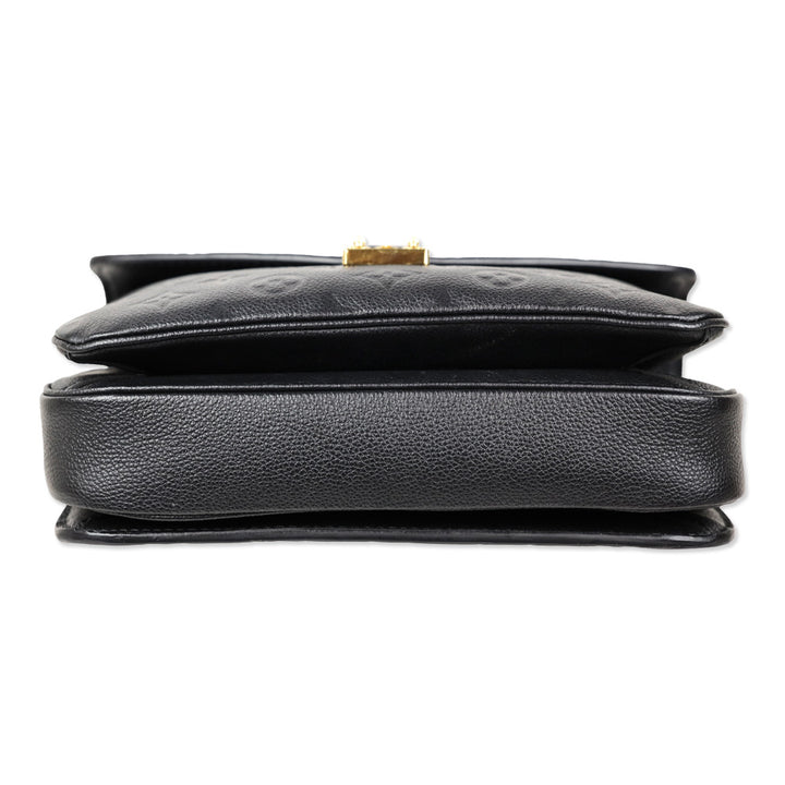 Louis Vuitton Black Monogram Empreinte Leather Pochette Métis Handbag