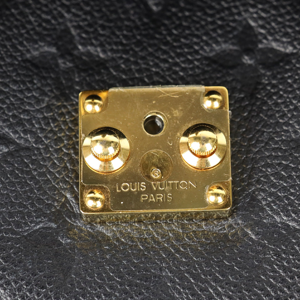 Louis Vuitton Black Monogram Empreinte Leather Pochette Métis Handbag