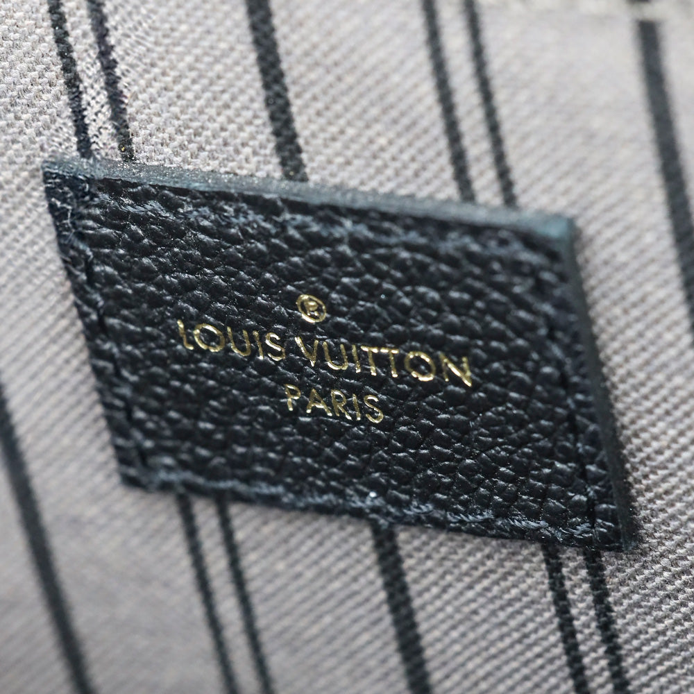 Louis Vuitton Black Monogram Empreinte Leather Pochette Métis Handbag