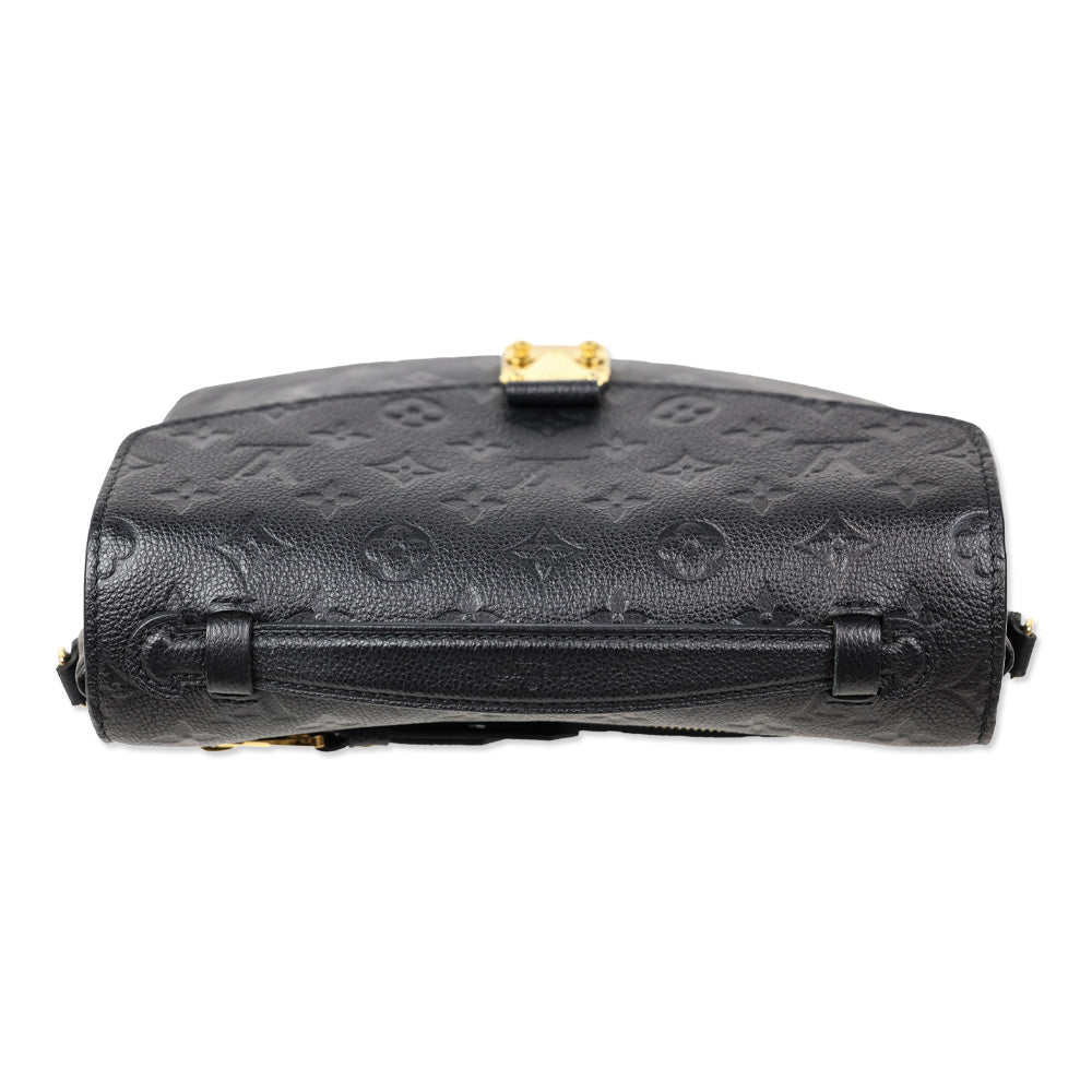 Louis Vuitton Black Monogram Empreinte Leather Pochette Métis Handbag