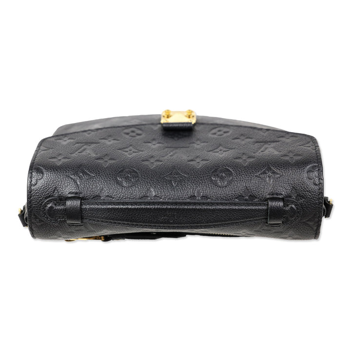 Louis Vuitton Black Monogram Empreinte Leather Pochette Métis Handbag