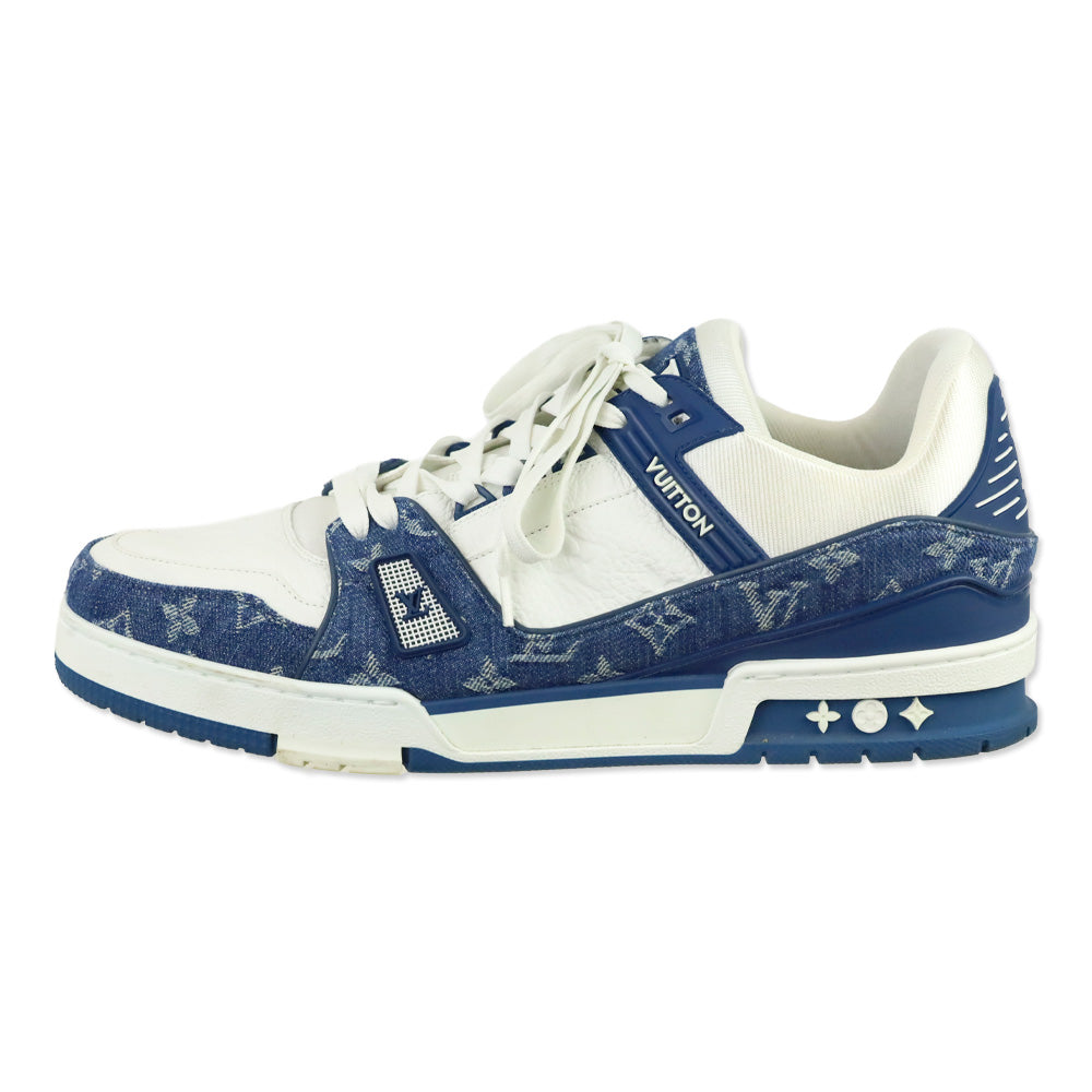 Louis Vuitton Blue LV Trainer Sneaker