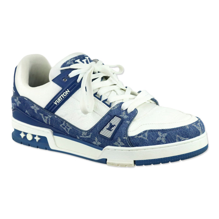 Louis Vuitton Blue LV Trainer Sneaker