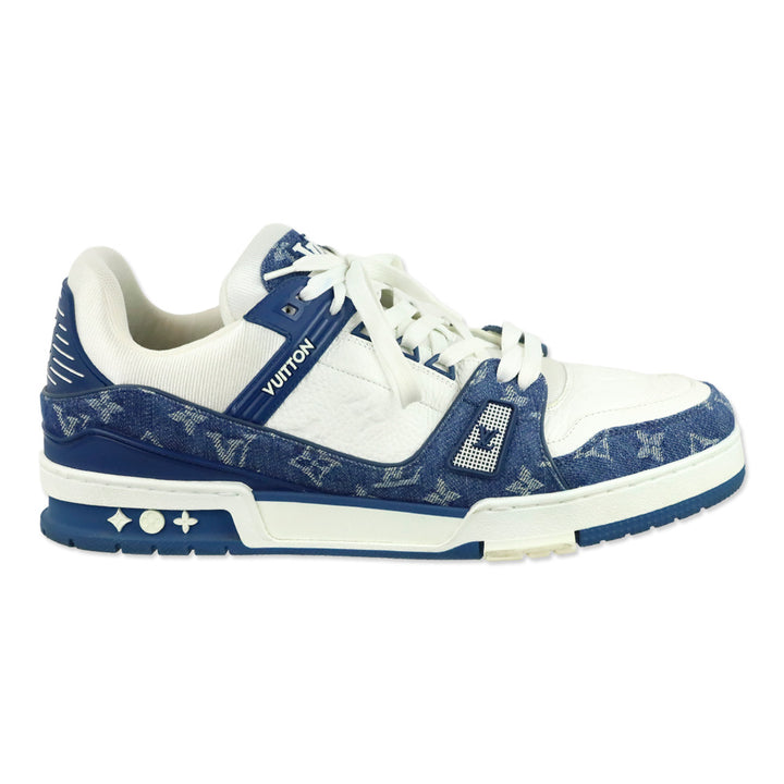 Louis Vuitton Blue LV Trainer Sneaker