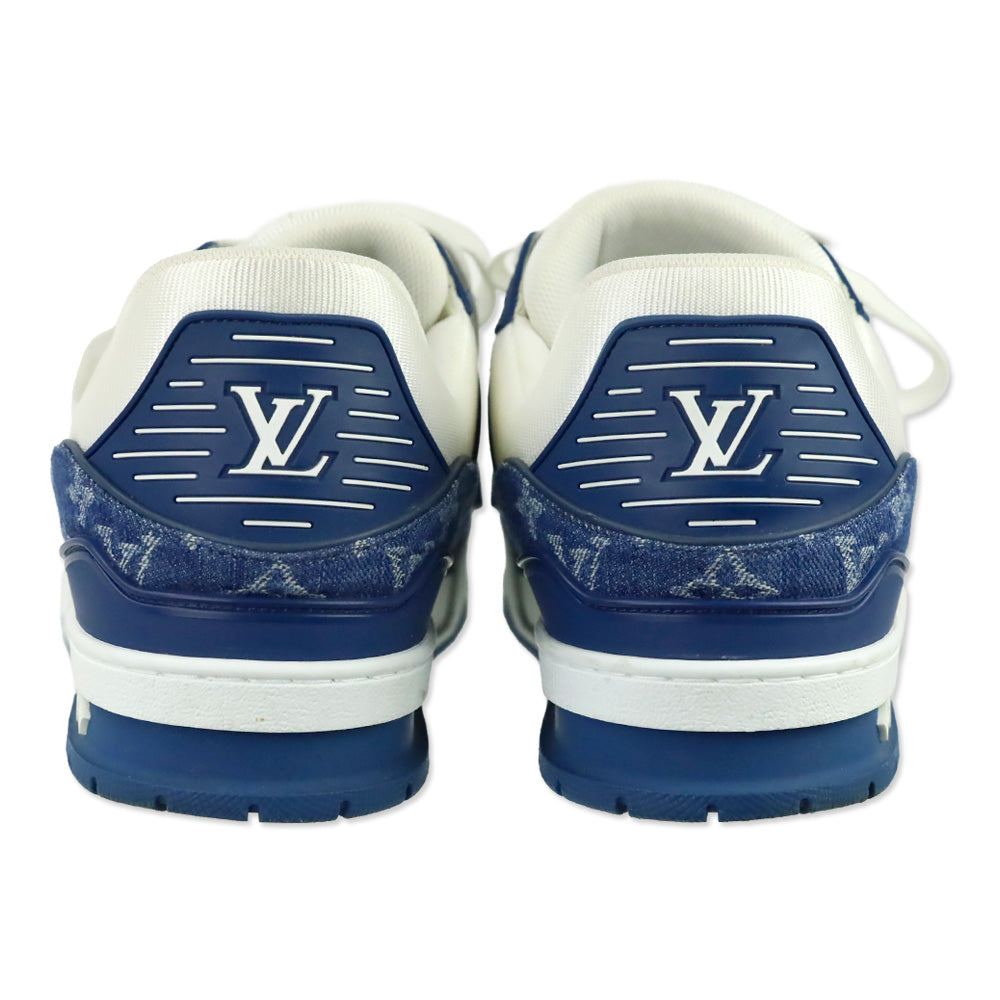 Louis Vuitton Blue LV Trainer Sneaker