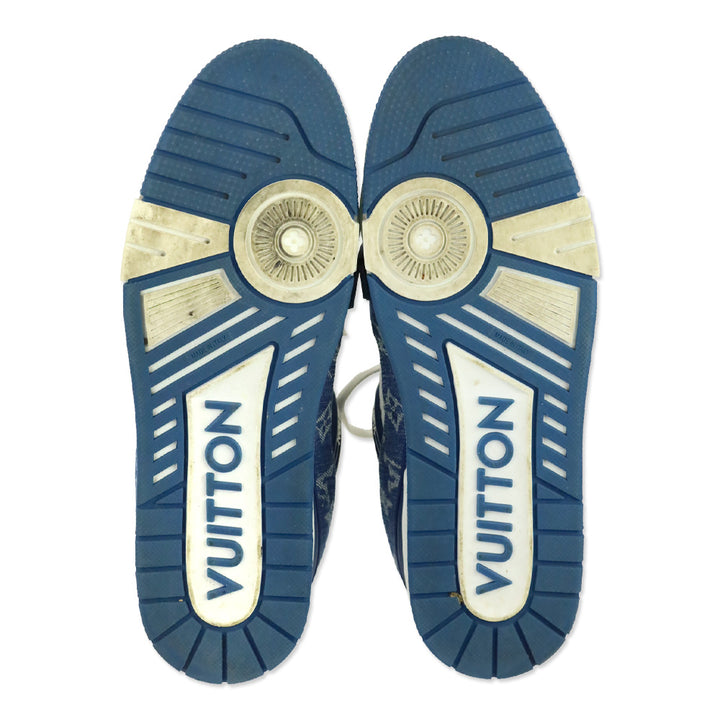 Louis Vuitton Blue LV Trainer Sneaker