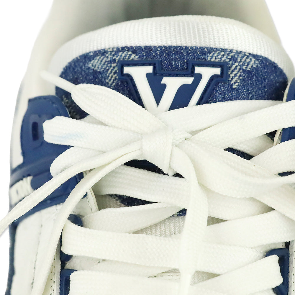 Louis Vuitton Blue LV Trainer Sneaker